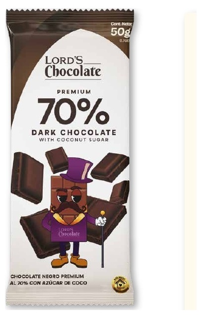 Premium 70% Dark Chocolate with Coconut Sugar