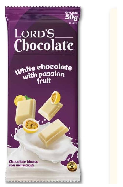 White Chocolate with Passion Fruit — Lord's Chocolate