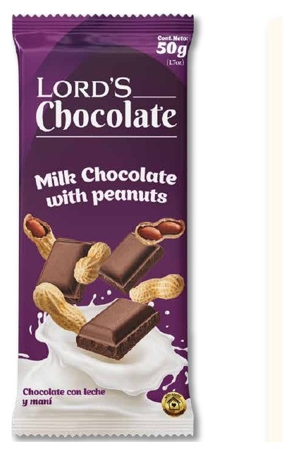 Milk Chocolate with Peanuts — Lord's Chocolate
